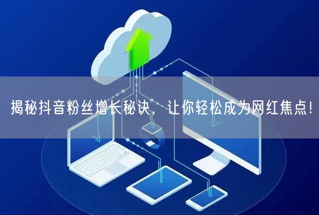 揭秘抖音粉丝增长秘诀,让你轻松成为网红焦点!