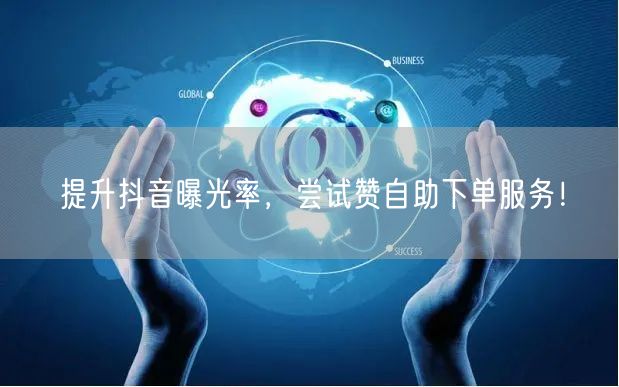 提升抖音曝光率,尝试赞自助下单服务!