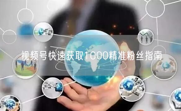 视频号快速获取1000精准粉丝指南